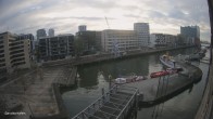 Archiv Foto Webcam Hamburg: HafenCity und Elbphilharmonie 13:00