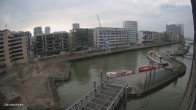 Archiv Foto Webcam Hamburg: HafenCity und Elbphilharmonie 13:00