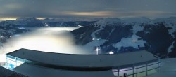 Archiv Foto Webcam Zwölferkogel Hinterglemm 01:00