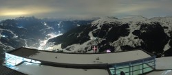 Archiv Foto Webcam Zwölferkogel Hinterglemm 23:00
