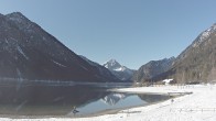 Archived image Webcam Lake Plansee near Reutte 09:00