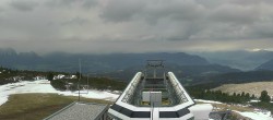Archived image Webcam View over South Tyrol from the Schwarzseespitze 17:00