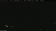 Archiv Foto Webcam Gargellen - Schafberg 23:00