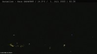 Archiv Foto Webcam Gargellen - Schafberg 01:00