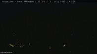 Archiv Foto Webcam Gargellen - Schafberg 03:00