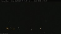 Archived image Webcam Schafberg Gargellen 23:00