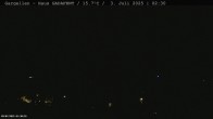 Archiv Foto Webcam Gargellen - Schafberg 01:00