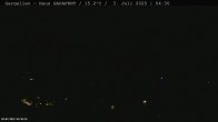 Archiv Foto Webcam Gargellen - Schafberg 03:00