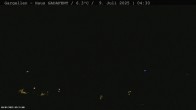 Archiv Foto Webcam Gargellen - Schafberg 03:00