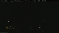 Archiv Foto Webcam Gargellen - Schafberg 23:00