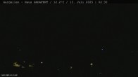 Archiv Foto Webcam Gargellen - Schafberg 01:00