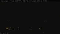 Archived image Webcam Schafberg Gargellen 01:00