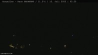 Archiv Foto Webcam Gargellen - Schafberg 01:00