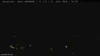 Archiv Foto Webcam Gargellen - Schafberg 03:00
