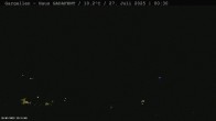 Archiv Foto Webcam Gargellen - Schafberg 23:00