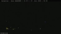 Archiv Foto Webcam Gargellen - Schafberg 01:00