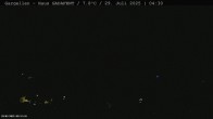 Archiv Foto Webcam Gargellen - Schafberg 03:00