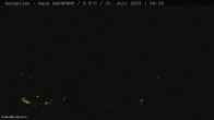 Archiv Foto Webcam Gargellen - Schafberg 03:00