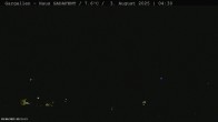 Archiv Foto Webcam Gargellen - Schafberg 03:00