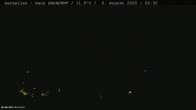 Archiv Foto Webcam Gargellen - Schafberg 01:00