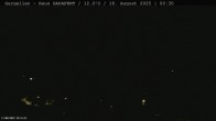 Archived image Webcam Schafberg Gargellen 23:00