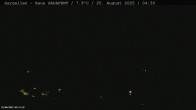 Archiv Foto Webcam Gargellen - Schafberg 03:00