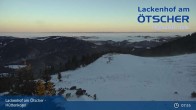 Archiv Foto Webcam Aussicht vom Hüttenkogel in Lackenhof 07:00