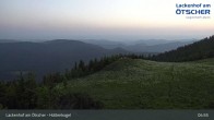Archiv Foto Webcam Aussicht vom Hüttenkogel in Lackenhof 04:00
