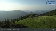 Archiv Foto Webcam Aussicht vom Hüttenkogel in Lackenhof 18:00
