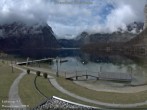 Archiv Foto Webcam Hallstätter See: Strandbad Obertraun 09:00