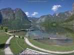 Archiv Foto Webcam Hallstätter See: Strandbad Obertraun 09:00