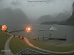 Archiv Foto Webcam Hallstätter See: Strandbad Obertraun 19:00