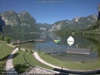 Archiv Foto Webcam Hallstätter See: Strandbad Obertraun 08:00