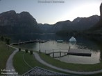 Archiv Foto Webcam Hallstätter See: Strandbad Obertraun 22:00