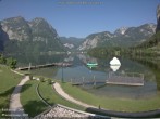 Archiv Foto Webcam Hallstätter See: Strandbad Obertraun 07:00