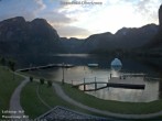 Archiv Foto Webcam Hallstätter See: Strandbad Obertraun 19:00