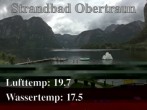 Archiv Foto Webcam Hallstätter See: Strandbad Obertraun 13:00