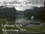 Archiv Foto Webcam Hallstätter See: Strandbad Obertraun 17:00