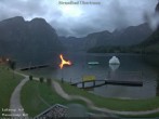 Archiv Foto Webcam Hallstätter See: Strandbad Obertraun 19:00