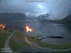 Archiv Foto Webcam Hallstätter See: Strandbad Obertraun 19:00