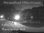 Archiv Foto Webcam Hallstätter See: Strandbad Obertraun 01:00