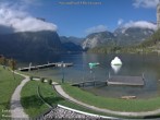 Archiv Foto Webcam Hallstätter See: Strandbad Obertraun 09:00