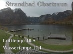 Archiv Foto Webcam Hallstätter See: Strandbad Obertraun 13:00