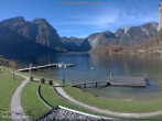 Archiv Foto Webcam Hallstätter See: Strandbad Obertraun 09:00