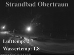 Archiv Foto Webcam Hallstätter See: Strandbad Obertraun 19:00