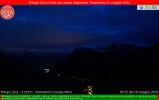 Archiv Foto Webcam Berghütte Zoia bei Chiesa in Valmalenco 03:00
