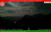 Archiv Foto Webcam Berghütte Zoia bei Chiesa in Valmalenco 23:00