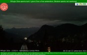 Archiv Foto Webcam Berghütte Zoia bei Chiesa in Valmalenco 23:00