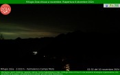 Archived image Webcam Valmalenco Chiesa: Mountain Hut Zoia 01:00