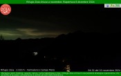 Archived image Webcam Valmalenco Chiesa: Mountain Hut Zoia 03:00